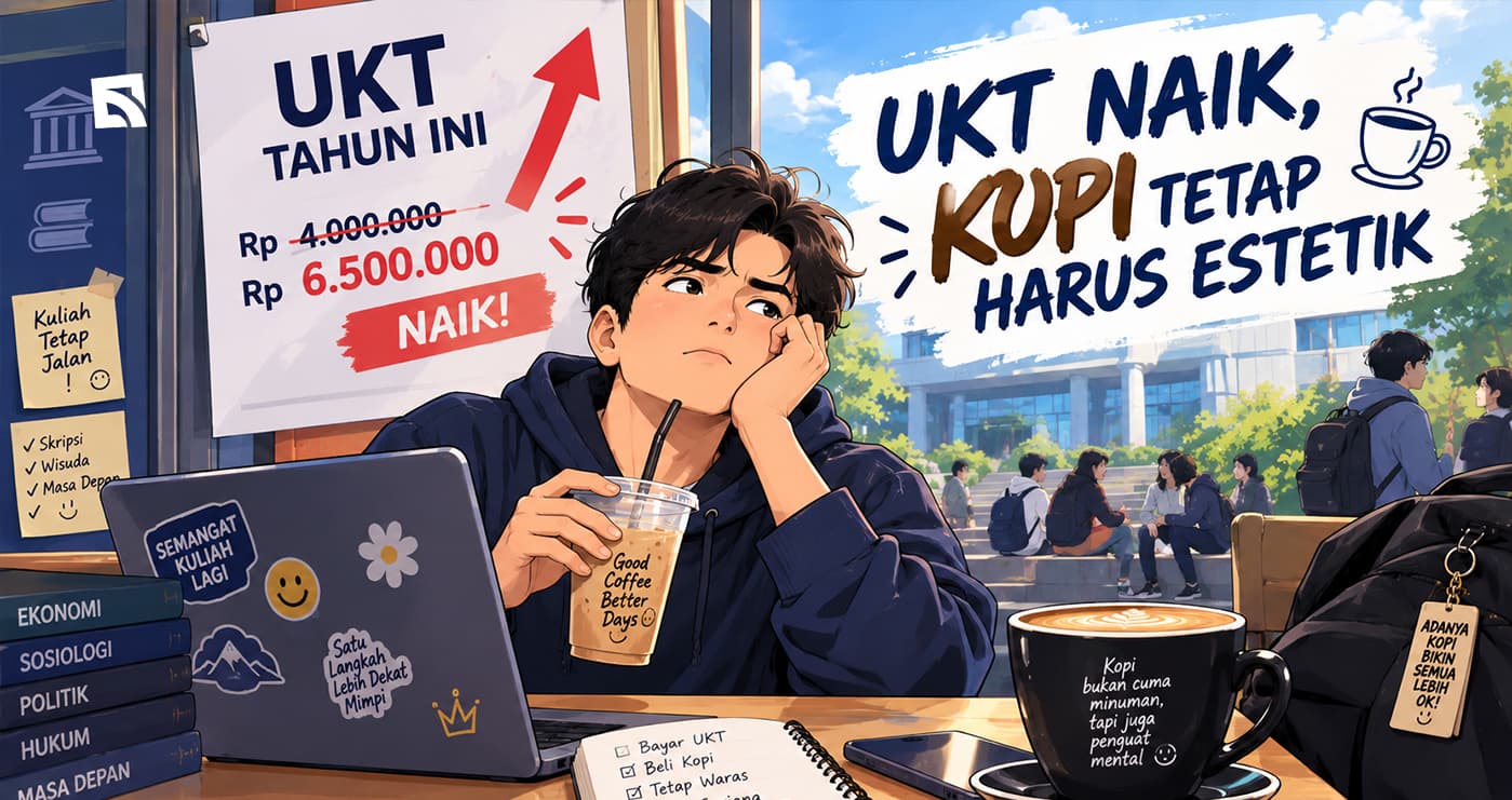 UKT Naik, Kopi Tetap Harus Estetik